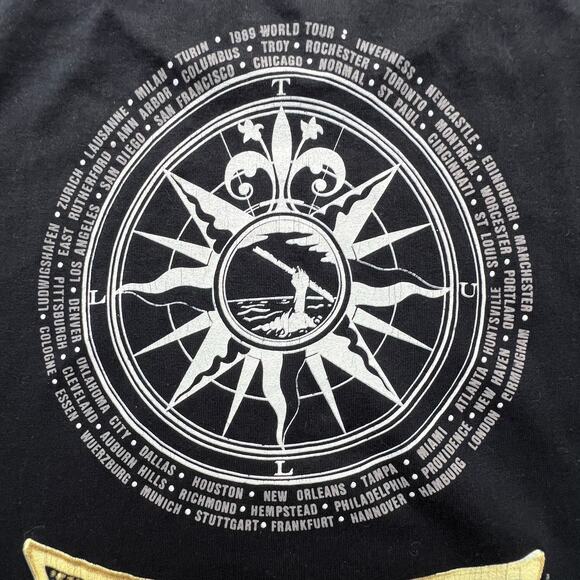 Vintage Jethro Tull Rock Island Ocean Porthole 80s Band Tee TShirt Single Stitch - Picture 7 of 11